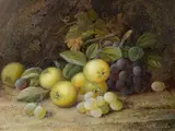 Vincent Clare, Still Life with Apples and Grapes