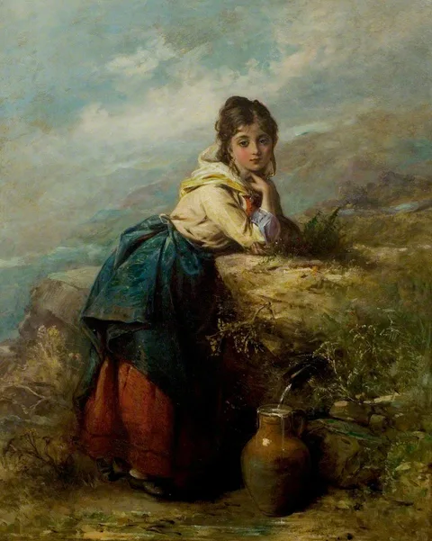 Thomas Kent Pelham, A Mountain Lassie (Girl with a Water Pot)