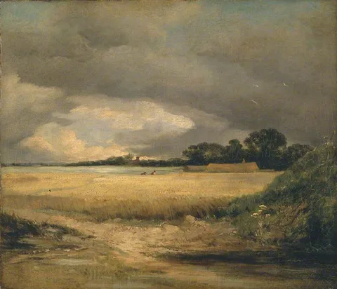 Thomas Francis Wainewright, Landscape with Cornfield