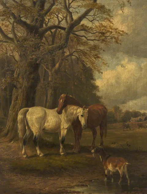 Samuel Joseph Clark, Landscape with Horses