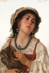 Adriano Bonifazi, A young Italian peasant girl