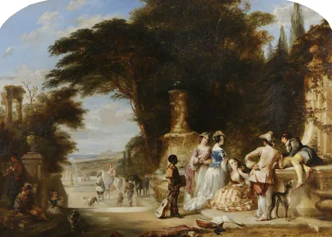 Henry Andrews, Fête in a Tivoli Villa