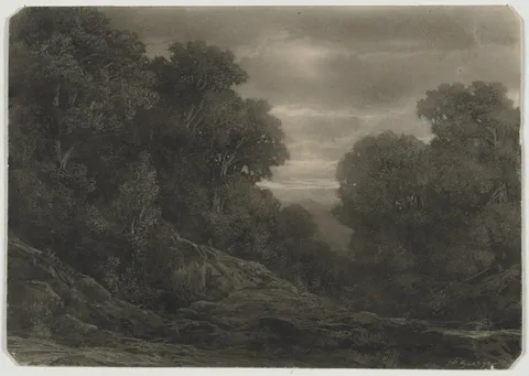 Jean Philippe George, Landscape with Trees