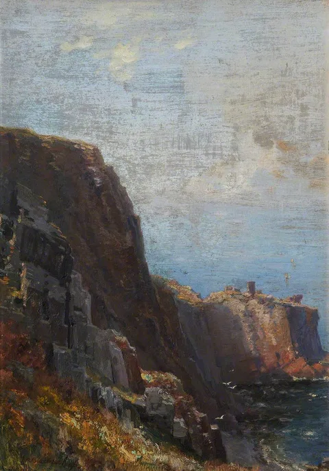 Thomas Bromley Blacklock, Ruins of Fast Castle, near St Abbs