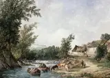 Alfred Vickers, farm near Carmarthen