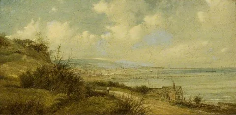 Alfred Vickers, Southend from the Cliffs, Looking East