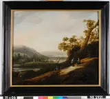 Abraham Blommaert, River landscape with the Flight into Egypt