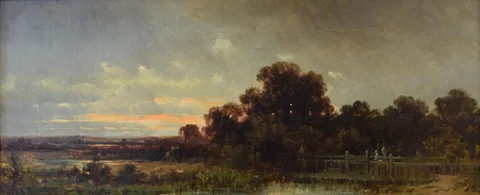 Anton Windmaier, Sunset Near Munich