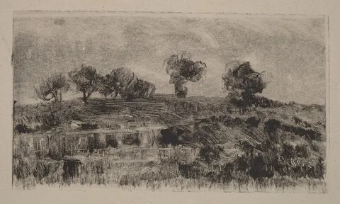 Daniel Kotz, Landscape with Trees
