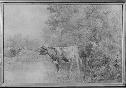 Charles Franklin Pierce, Landscape with Cattle