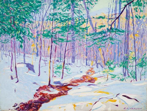 Edwin Ambrose Webster, Brook in Winter