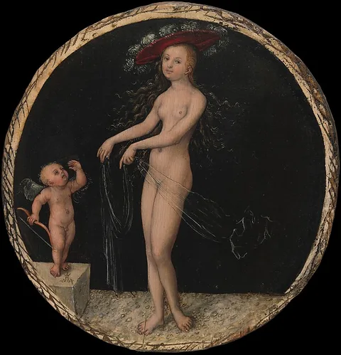Lucas Cranach, Venus and Cupid