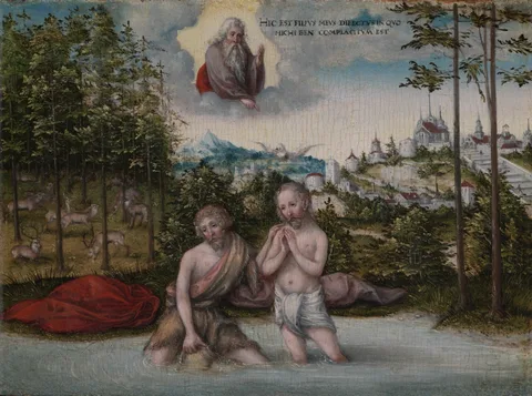 Lucas Cranach, The Baptism of Christ