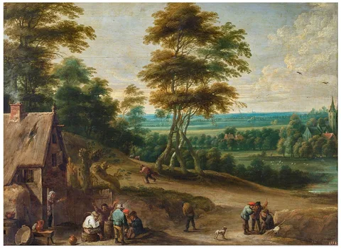 David d.J. Teniers, Villagers' Lunch