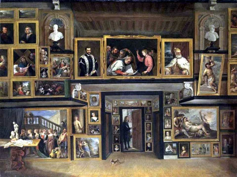 David d.J. Teniers, The Gallery of Archduke Leopold in Brussels (III)