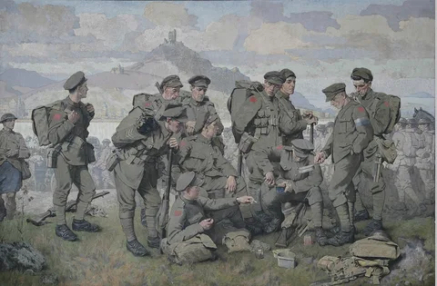 Inglis Sheldon-Williams, Canadians Arriving on the Rhine