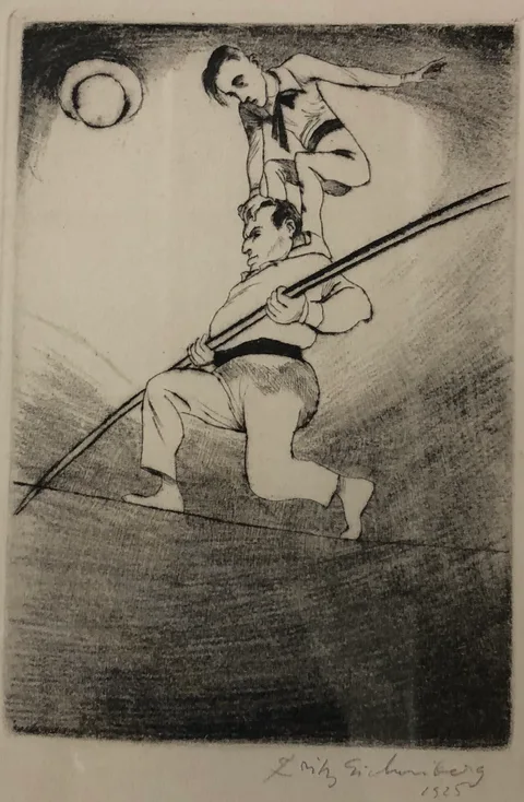 Fritz Eichenberg, Circus Scenes - High Wire Act