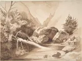 Franz Innocenz Kobell, Mountainous Landscape with a Brook