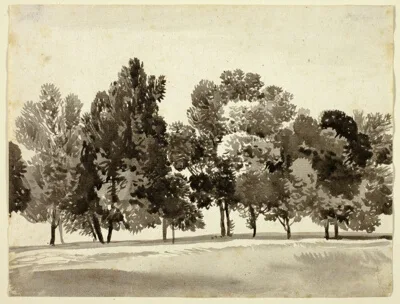 Franz Innocenz Kobell, Grove of Leafy Trees