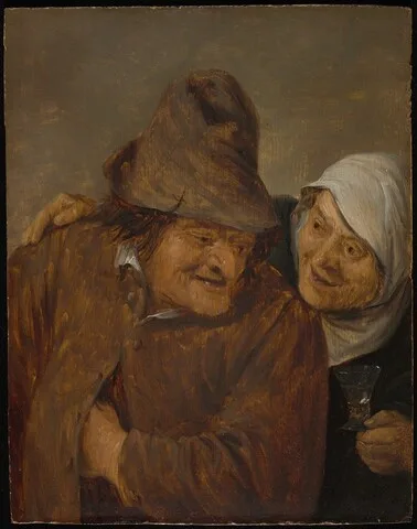 David Teniers d.J., Two Peasants with a Glass of Wine