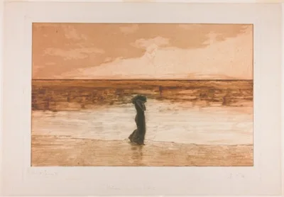 Prof. Max Klinger, Abandoned, plate five from A Life