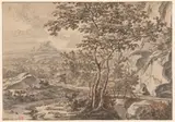 Jan Dircksz Both, Italian Landscape with a Bridge
