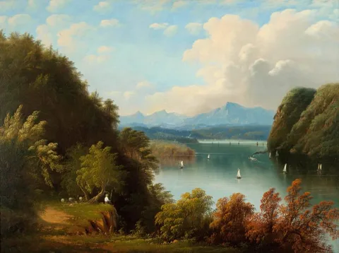 Edmund Coates, Hudson River View