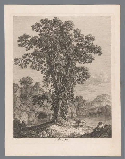 Jakob Philipp Hackert, Vier landschappen in de omgeving van Napels
