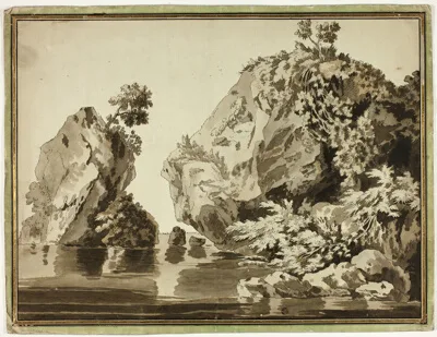 Jakob Philipp Hackert, Rocks and Water