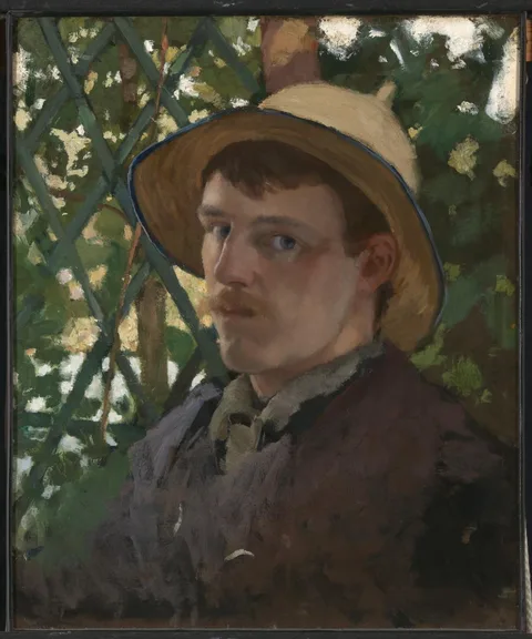 Will Hicok Low, Self-Portrait at Montigny