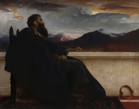 Lord Frederic Leighton, David:  "Oh, that I had wings like a Dove!  For then would I fly away, and be at rest." Psalm 55:6