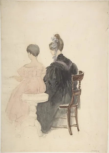 David Cox Snr., A Piano Lesson