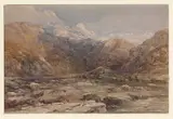 David Cox Snr., River Landscape in Wales