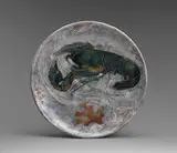 Albert Dammouse, Plaque with lobster and seaweed