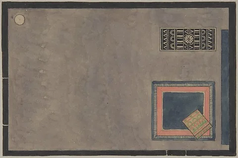Erik Gunnar Asplund, View of Interior for Paris Exhibition 1925, with Rugs