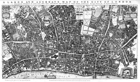 John Ogilby, A large and accurate map of the city of London