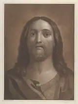 Johann Friedrich Bause, Head of Christ, after Reni