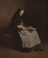 Augustin Théodule Ribot, Seated Woman