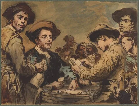 Augustin Théodule Ribot, Card Players