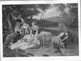 Johann Baptist Hofner, Shearing of Sheep