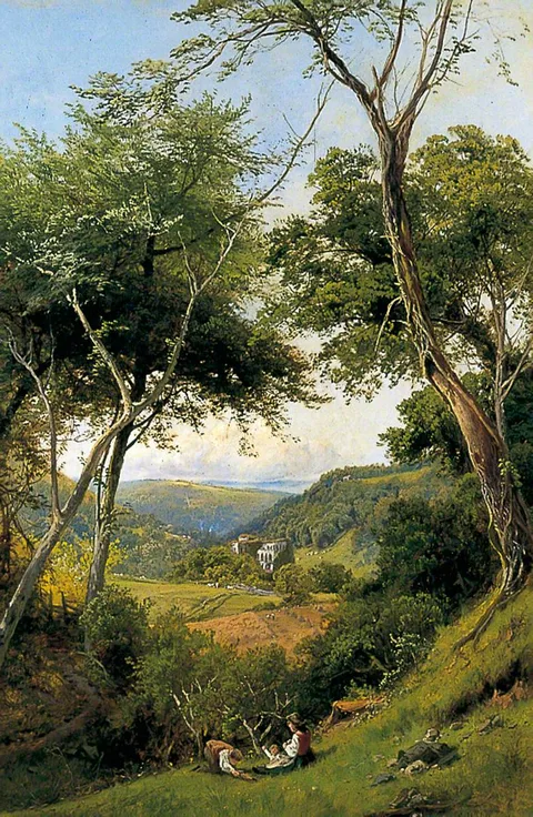 Edward Henry Holder, Rievaulx Abbey, from the South