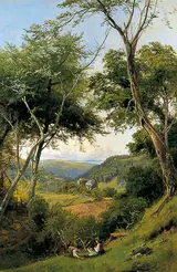 Edward Henry Holder, Rievaulx Abbey, from the South