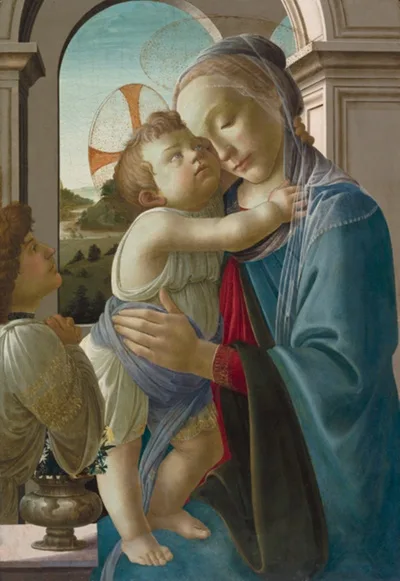 Sandro Botticelli, Virgin and Child with an Angel