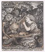 Dante Gabriel Rossetti, Buy from us with a golden curl, for "The Goblin Market"