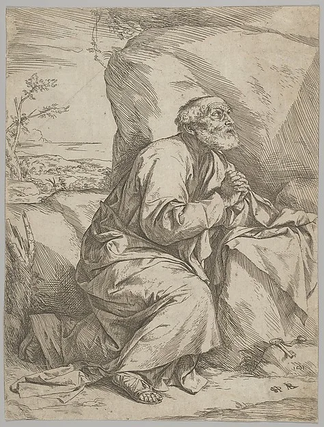 Jusepe de Ribera, The Penitence of Saint Peter