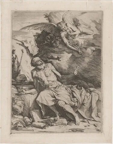 Jusepe de Ribera, Saint Jerome Hearing the Trumpet of the Last Judgment