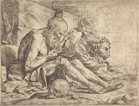 Jusepe de Ribera, Saint Jerome Reading