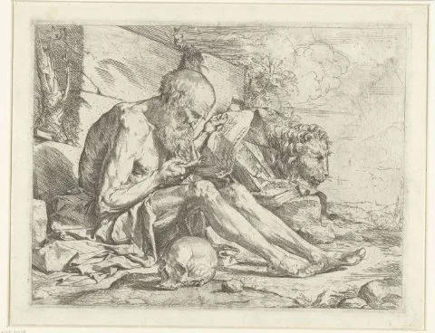 Jusepe de Ribera, Heilige Hieronymus lezend