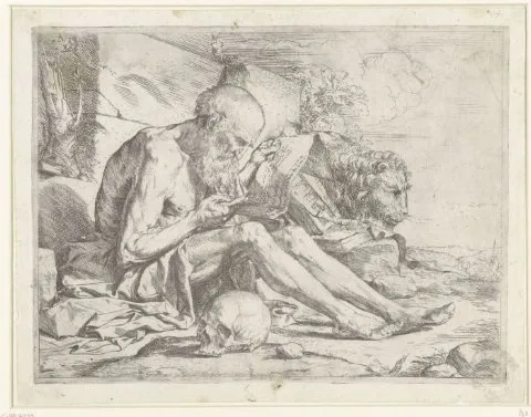 Jusepe de Ribera, Heilige Hieronymus lezend