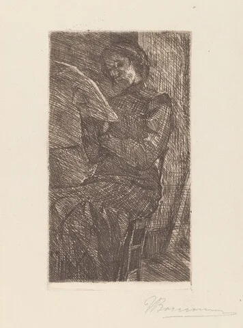 Umberto Boccioni, Woman Reading [Donna che legge]